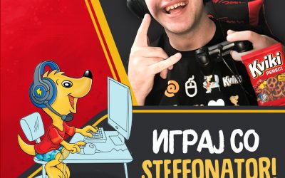 Гејмај и не ги мрси прстите: Квики организира голем гејминг настан со јутјуберот Steffonator