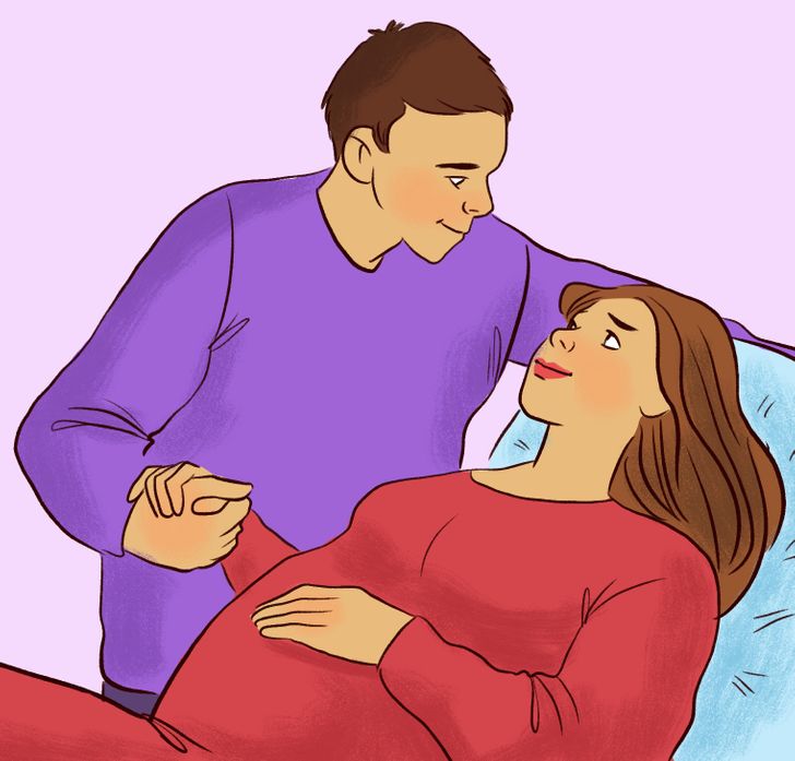 10 предности и недостатоци од присуството на таткото за време на раѓањето на своето дете