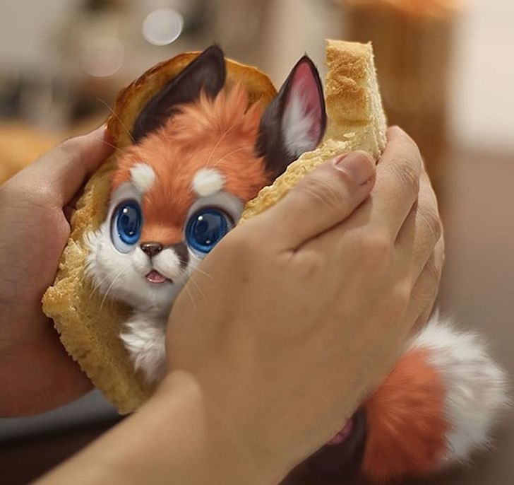 Уметник од Малезија нацртал лисица која изгледа многу реално