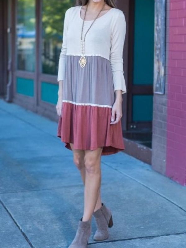 20 впечатливи „color block“ фустани 