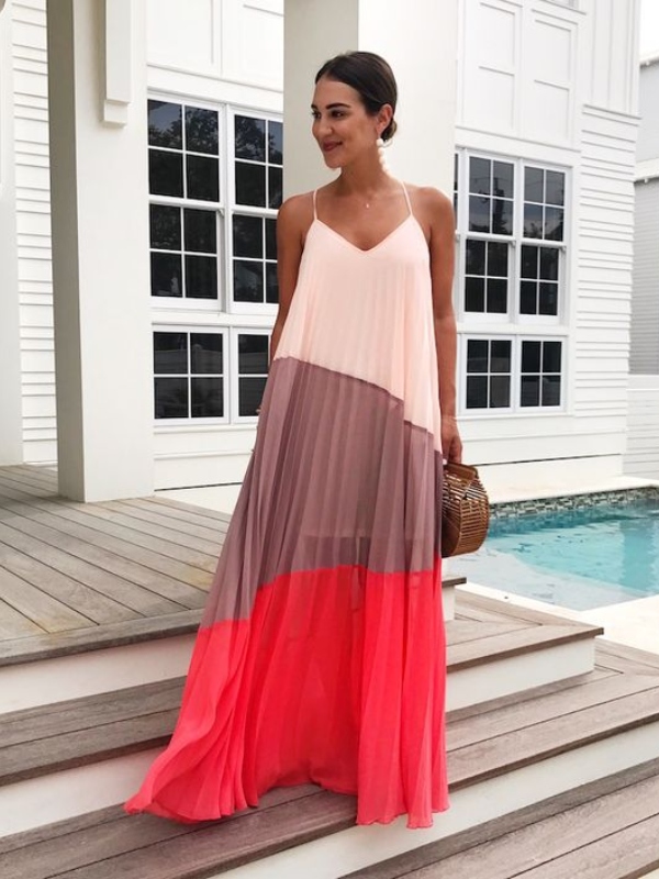 20 впечатливи „color block“ фустани 