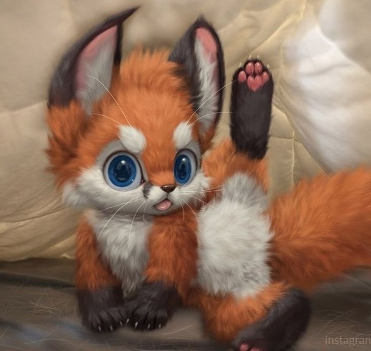 Уметник од Малезија нацртал лисица која изгледа многу реално