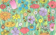 Дали можете да ги најдете сите: Колку пчели има на цртежот?