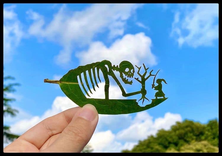 Лисја претворени во деликатни уметнички дела