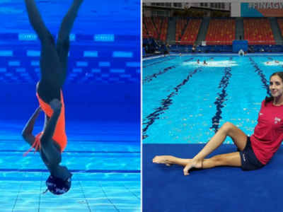 17-годишна девојка ги воодушеви сите со своето уметничко пливање