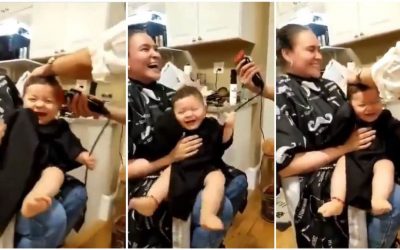 Позитива на денот: Смешно видео од реакцијата на едно бебе додека го шишаат
