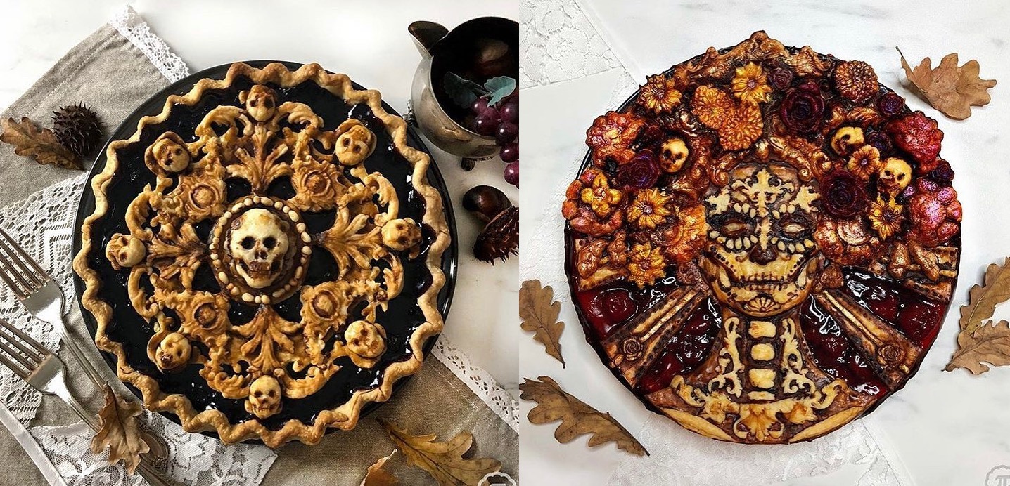 Дизајни на пити инспирирани од Ноќта на вештерките