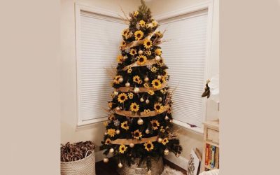 Новогодишни елки инспирирани од сончогледите се новиот празничен тренд