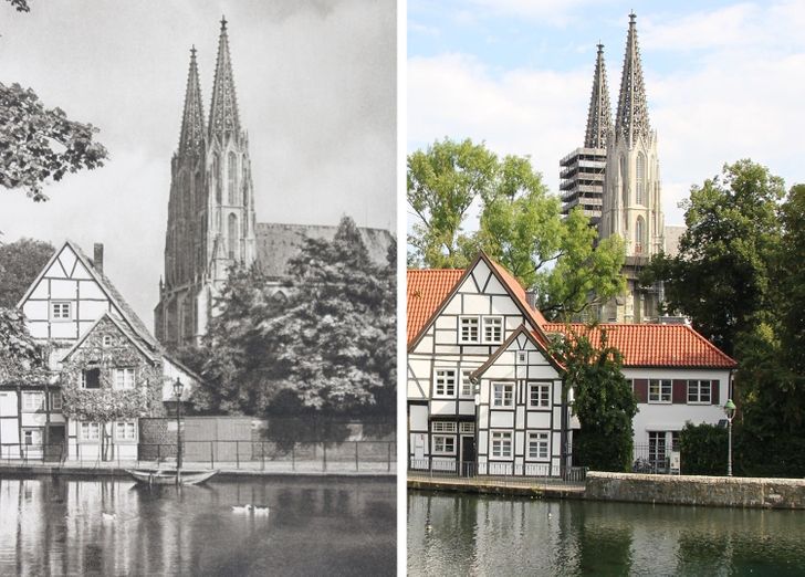 Фотограф патувал низ Европа за да покаже како се менуваат местата во 100 години