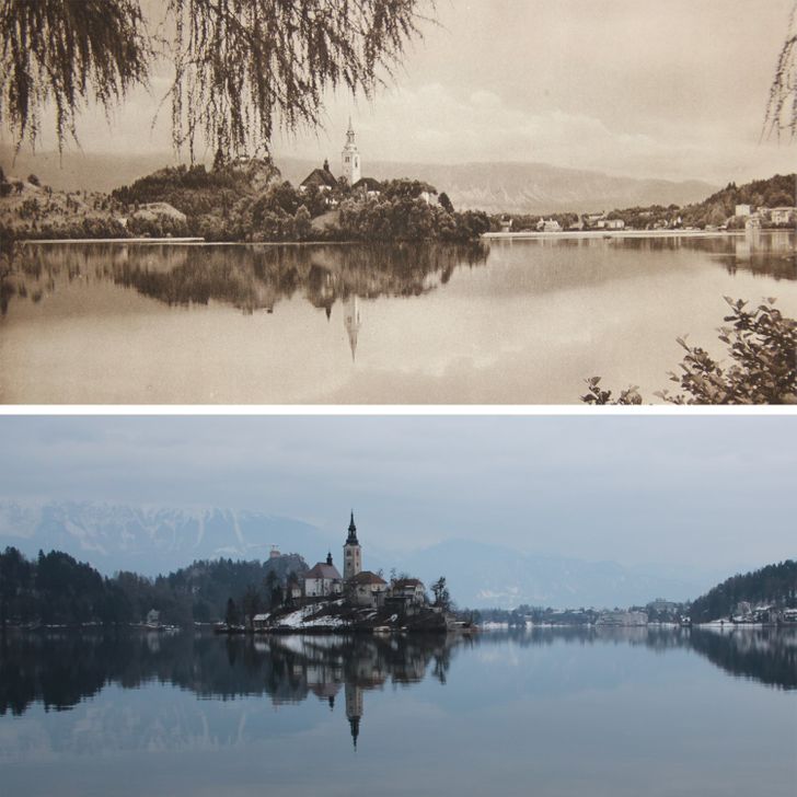 Фотограф патувал низ Европа за да покаже како се менуваат местата во 100 години