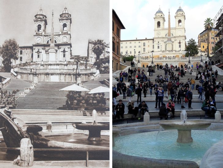 Фотограф патувал низ Европа за да покаже како се менуваат местата во 100 години