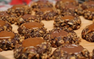Рецепт за празнични колачиња од лешник и карамела