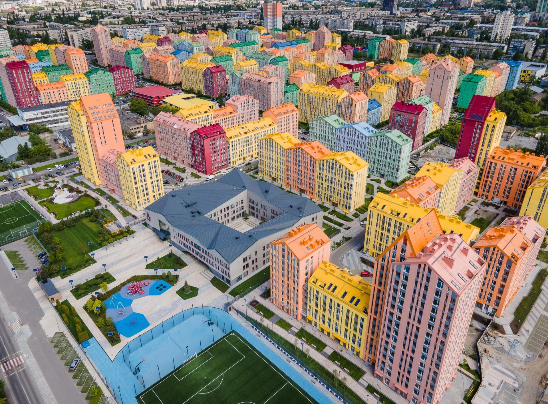 Станбен комплекс инспириран од лего коцките е најпосакуваното место за живеење во Киев