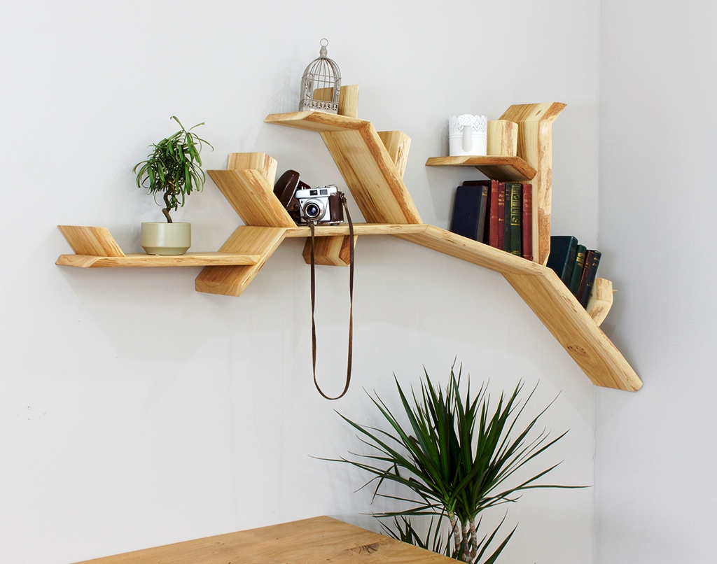 Ѕидни полици: Експериментирајте со формите во детската и во дневната соба