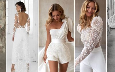 Нов моден тренд: Белите комбинезони како замена за венчаници