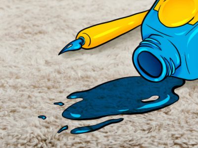 Како да отстраните мастило од тепихот со помош на средствата што ги имате дома?