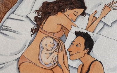 Илустрации кои покажуваат колку е прекрасен патот до мајчинството