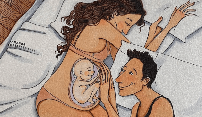 Илустрации кои покажуваат колку е прекрасен патот до мајчинството