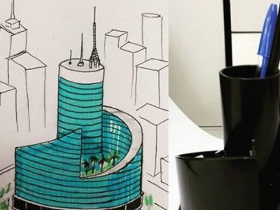 Погледнете ги овие цртежи на згради инспирирани од секојдневни предмети