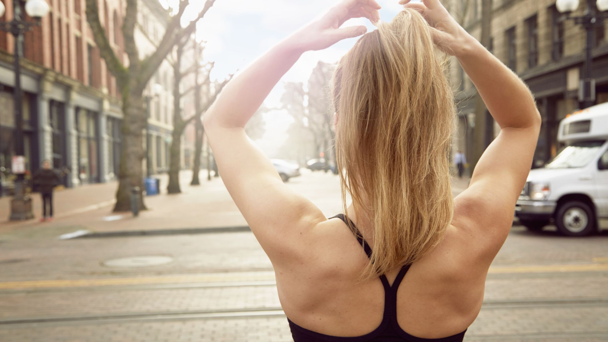 Лесен тренинг за тонирање на грбот