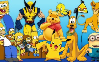 Зошто толку многу цртани ликови се во жолта боја?