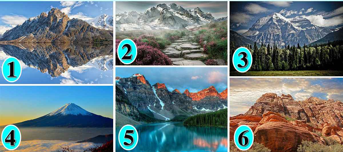 Тест: Изберете една од овие планини и откријте што се крие во вашата потсвест 