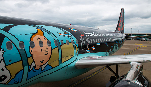 Кој бил, ќе раскажува: Која земја во Европа има авиони насликани со Штрумфови и Тинтин? 