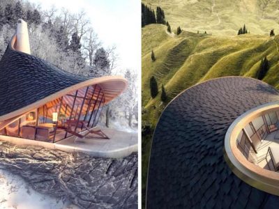 Јапонски експеримент: Куќа со необичен покрив дизајнирана со математички алгоритам