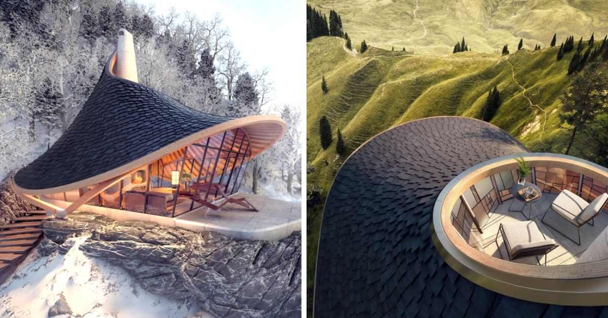 Јапонски експеримент: Куќа со необичен покрив дизајнирана со математички алгоритам