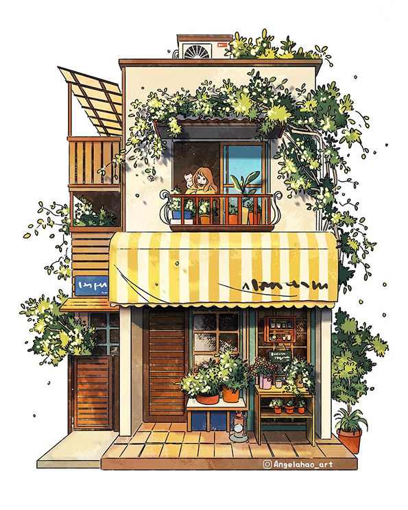 Доживејте го шармот на јапонските продавнички и ресторани преку овие илустрации
