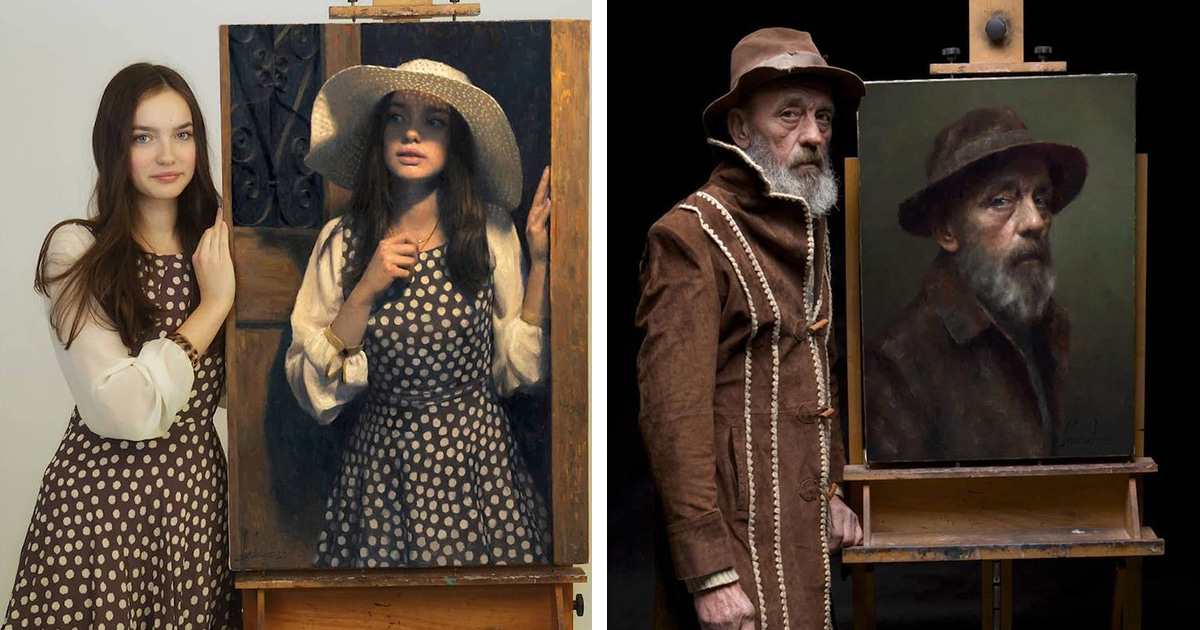 Полски уметник создава неверојатни реалистични портрети!