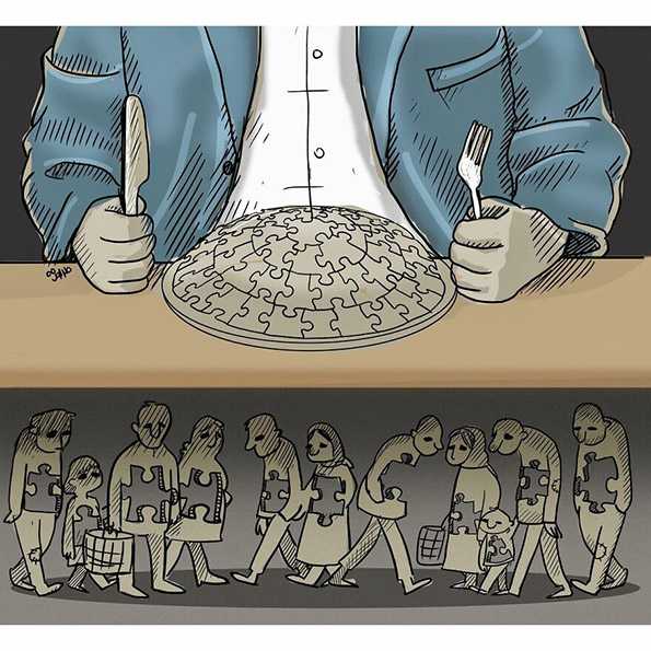 Овие сатирични илустрации покажуваат што не е во ред со нашето модерно општество!