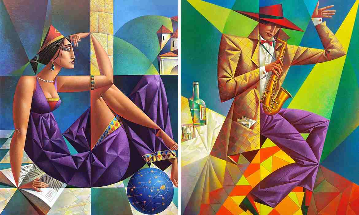 Слики на човечки тела претставени како геометриски фигури!