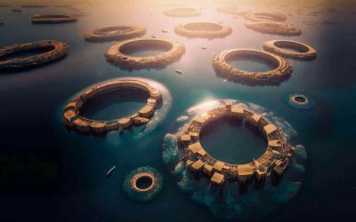 Дизајнирани се џиновски пловечки острови кои би можеле да го исчистат отпадокот во Тихиот Океан!