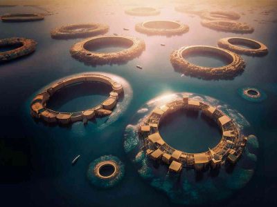 Дизајнирани се џиновски пловечки острови кои би можеле да го исчистат отпадокот во Тихиот Океан!