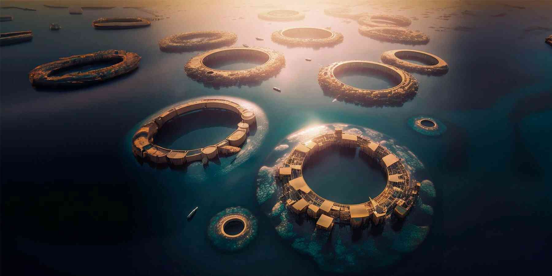 Дизајнирани се џиновски пловечки острови кои би можеле да го исчистат отпадокот во Тихиот Океан!