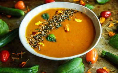 Вкусна и здрава: Супа од домати, наут и тиква